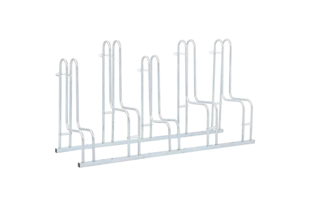 Vidaxl Bicycle Stand For 5 Bikes Floor Freestanding Galvanised Steel