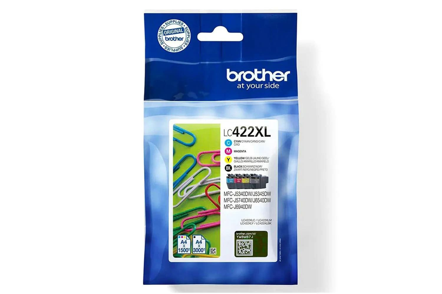 Brother LC422XLVAL Genuine Ink Cartridge | Multipack