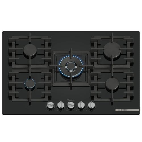 BOSCH            SERIES 6 75CM GAS HOB - GAS ON GLASS