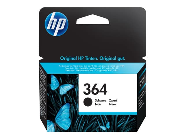 HP - 364 - black - original - ink cartridge