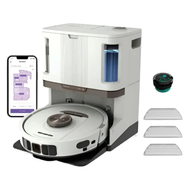 Shark PowerDetect NeverTouch Pro 2in1 Robot Vac & Mop - White | RV2800ZEUKWH