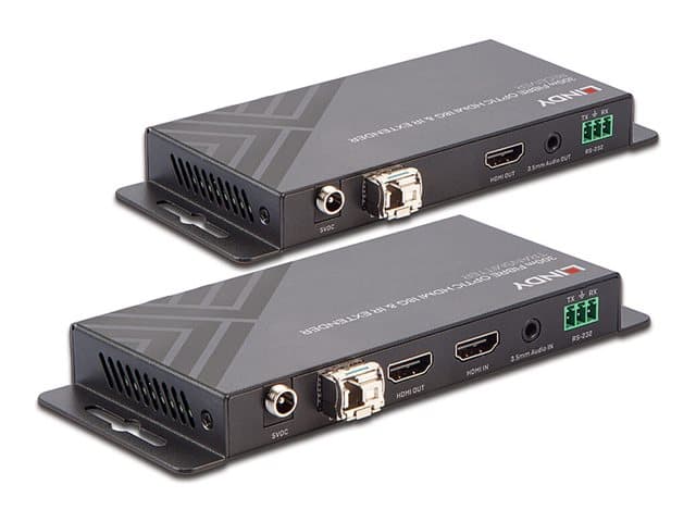 Lindy - Fibre Optic HDMI 2.0 18G & IR Extender - video/audio extender - HDMI