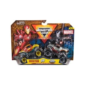 Marvel Official Iron Man vs War Machine Monster Trucks Two-Pack