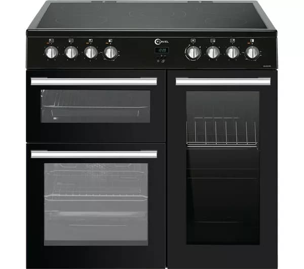 FLAVEL MLN9CRK 90 cm Electric Ceramic Range Cooker - Black