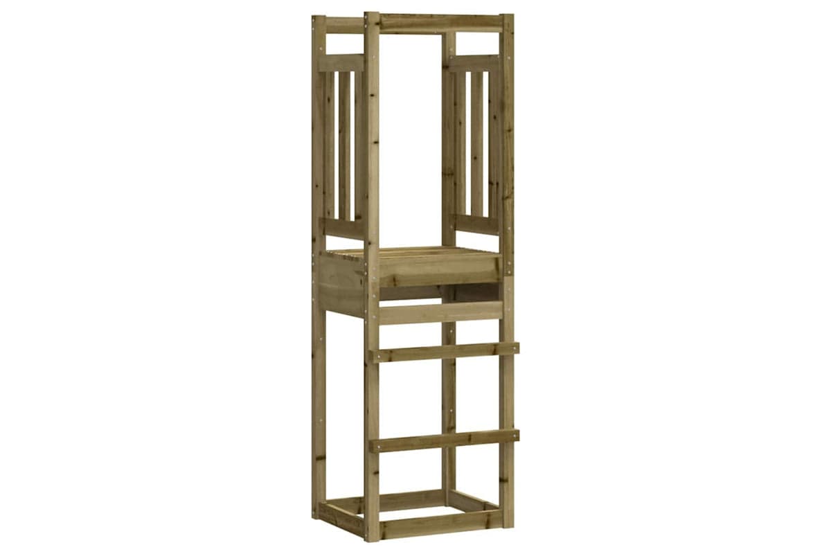 Vidaxl Play Tower 53x46.5x169 Cm Impregnated Wood Pine