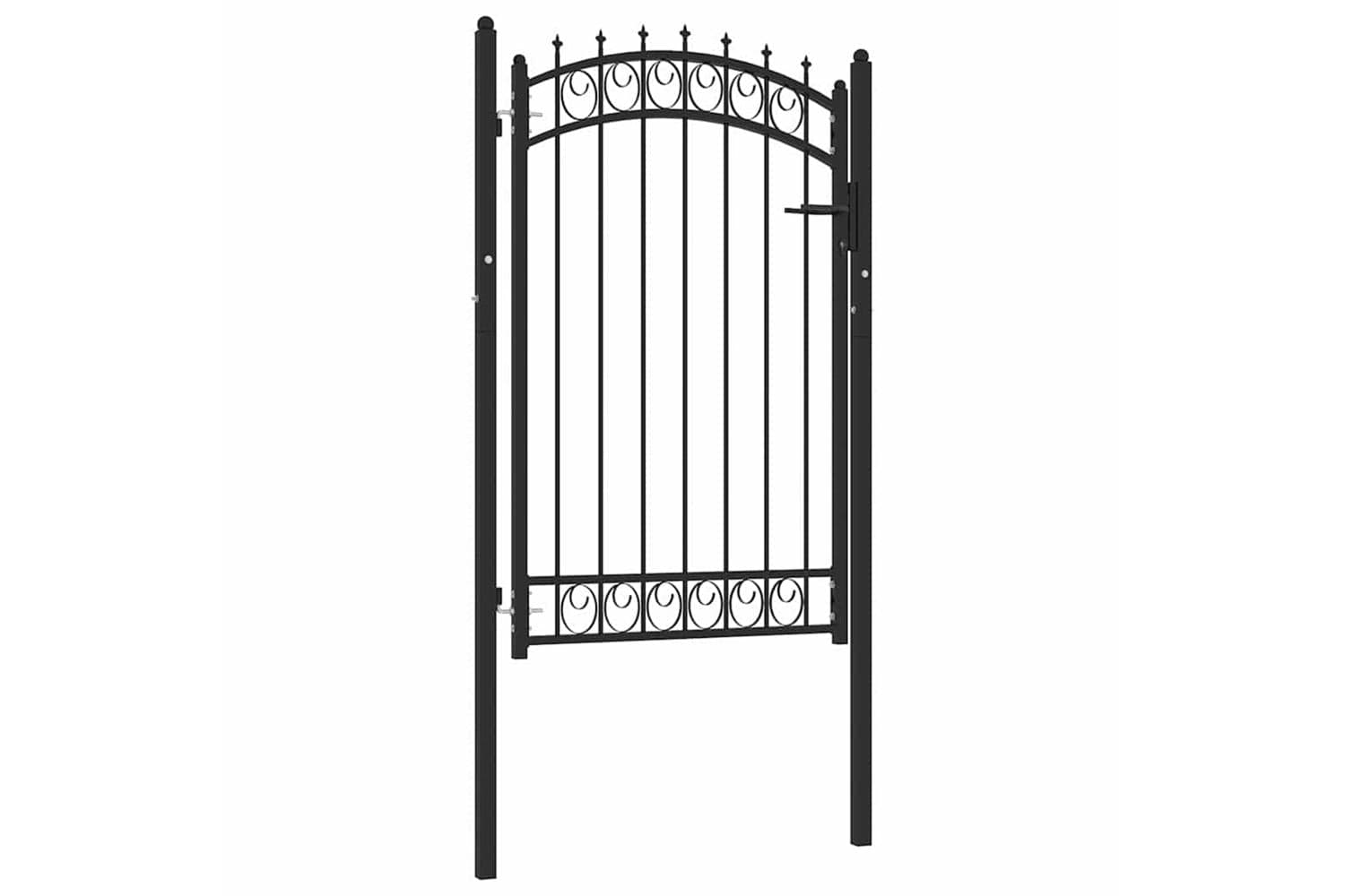Vidaxl Fence Gate With Spikes Steel