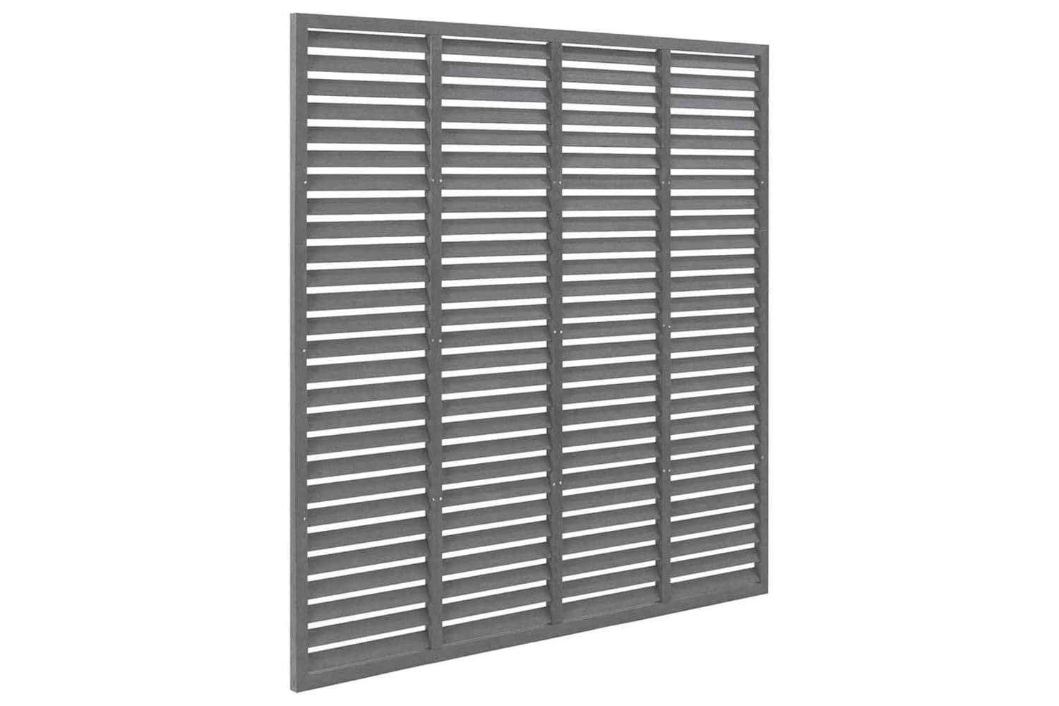 vidaXL 318107 Louver Fence Wpc 180x180cm Grey