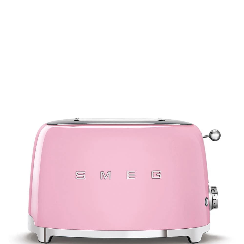 Smeg 950W 2 Slice Toaster - Pink | TSF01PKUK