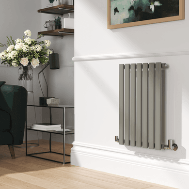 Sorrento Smoked Stone Oval Designer Radiator
