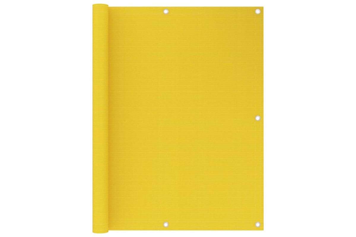 vidaXL 311000 Balcony Screen Yellow 120x300cm Hdpe