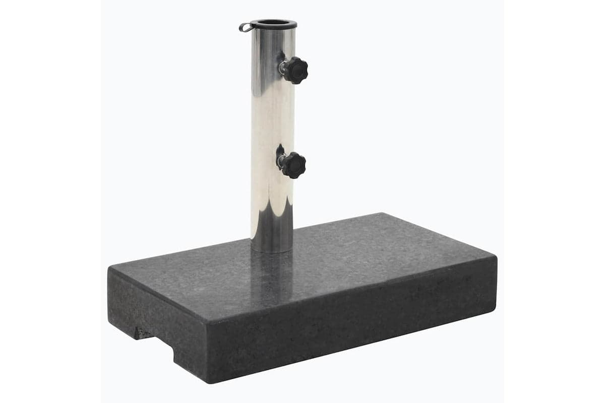 Vidaxl 45067 Parasol Base Granite 25 Kg Rectangular Black