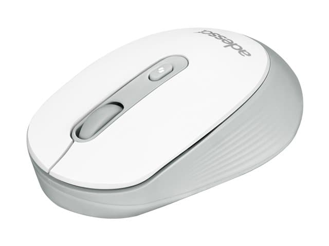 Adesso - iMouse A30 - mouse - with AI CoPilot shortcut button - 2.4 GHz - white