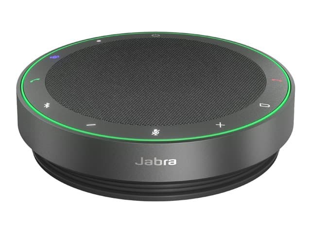 JABRA - Speak2 75 MS - Speakerphone hands-free - Bluetooth - wireless - USB-A, USB-C - dark grey - Certified for Microsoft Teams Rooms, Optimised for Microsoft Teams, Microsoft Swift Pair Certified