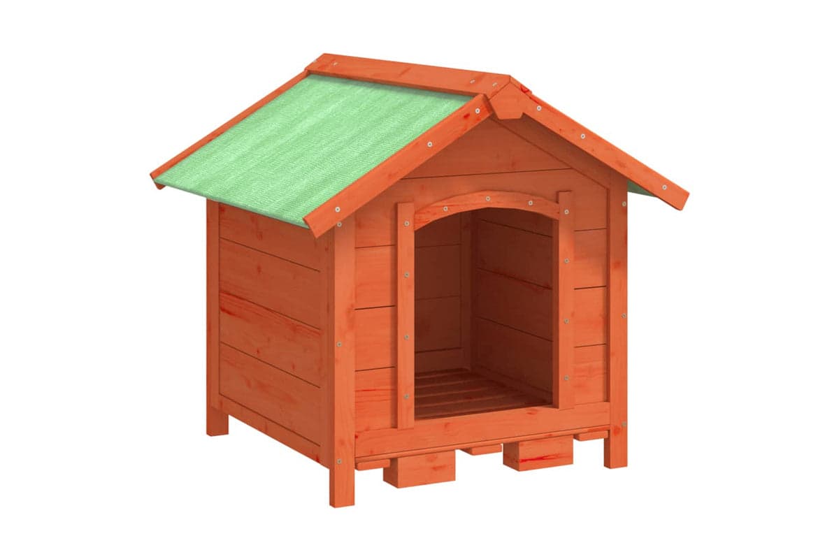 vidaXL 172273 Dog Kennel Brown 65x65x61.5cm Solid Wood Pine