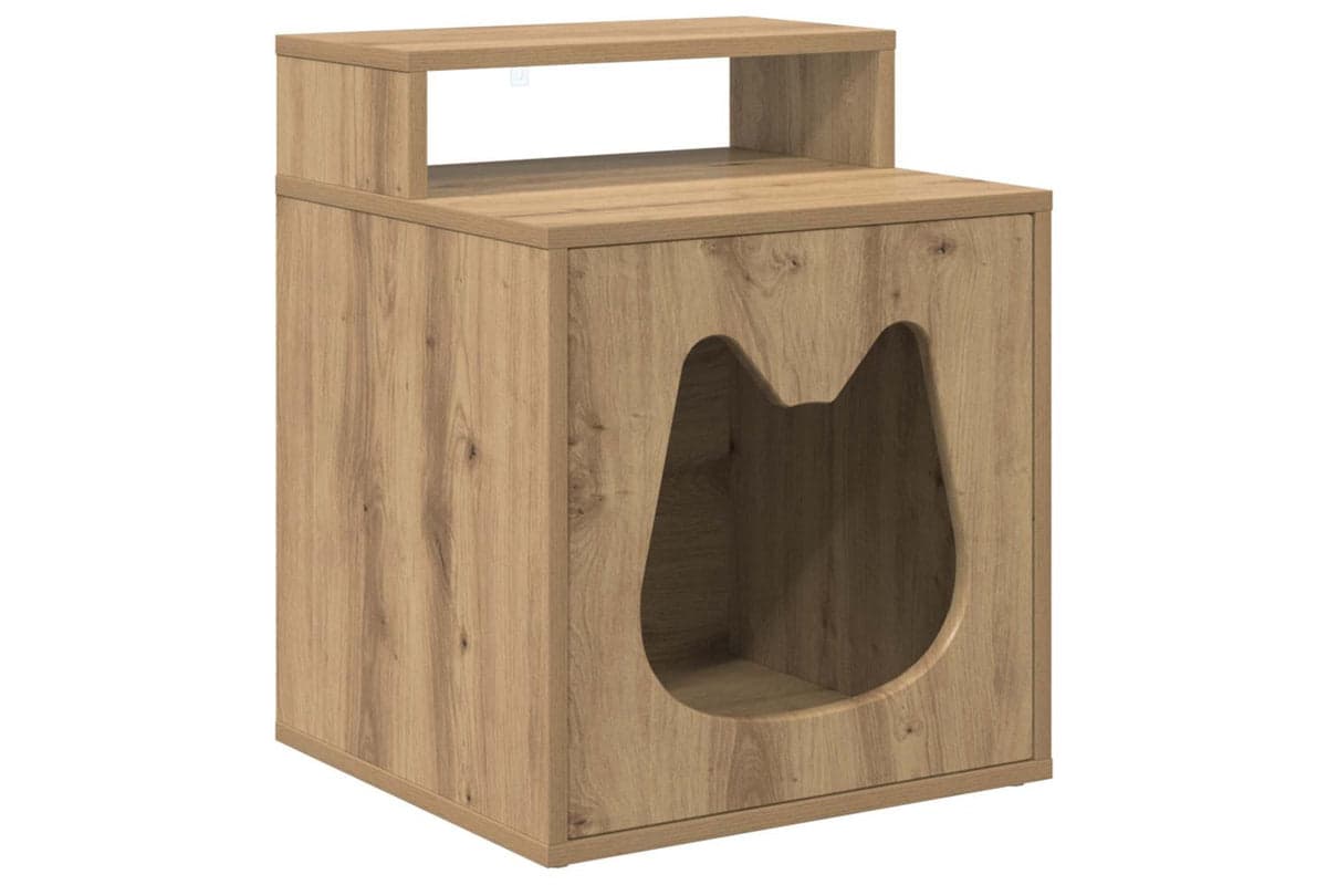 Vidaxl Cat House Artisian Oak 425 X 40 X 535 Cm Engineered Wood
