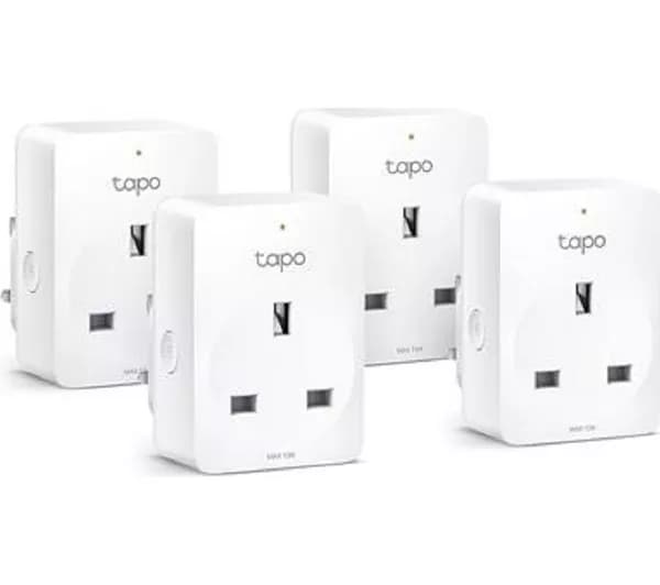 TP-LINK Tapo P100 Mini Smart WiFi Socket - Pack of 4