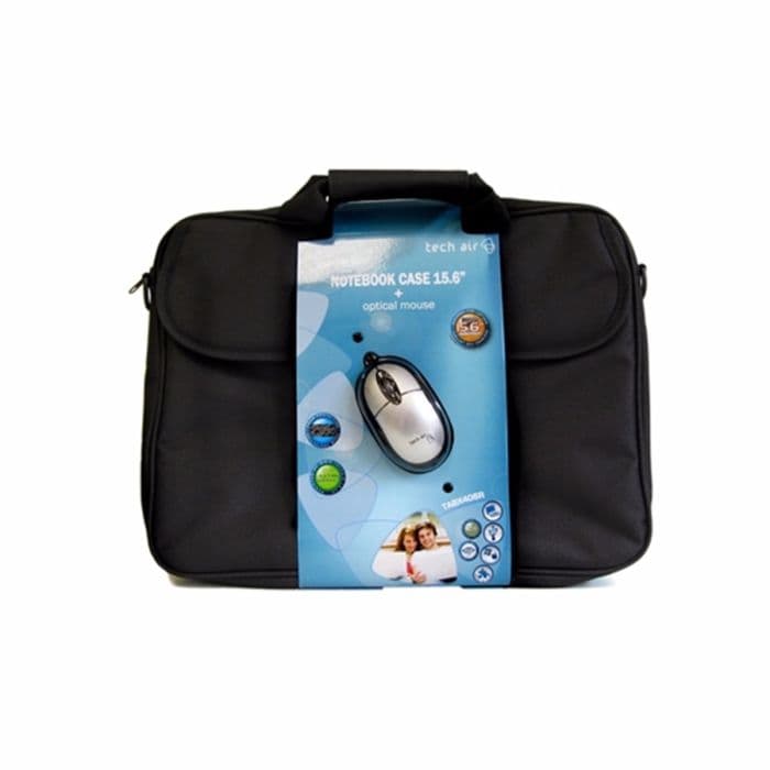 Techair TABX406R, 15.6 Inch Bag and Mouse