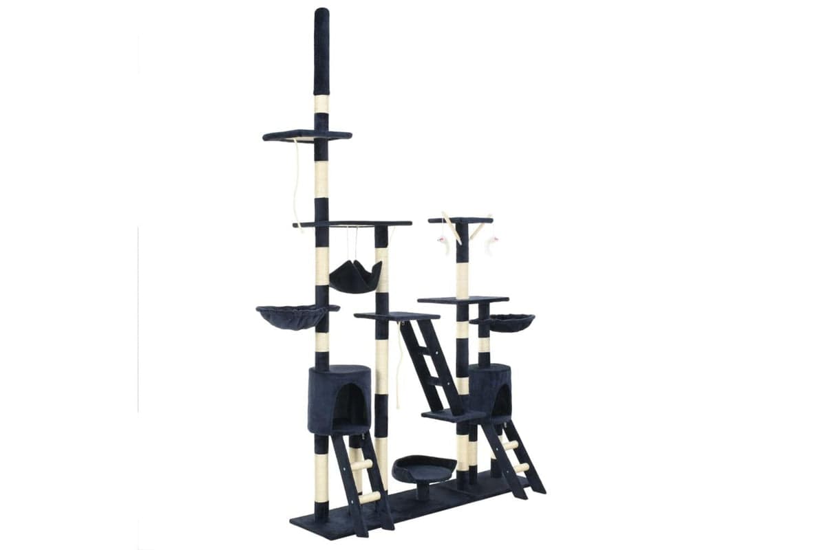 Cat Tree With Sisal Scratching Posts 230-250 Cm Blue