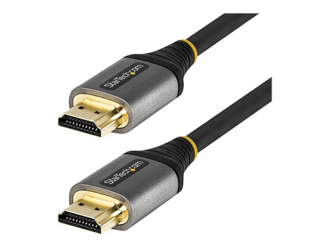 STARTECH.COM - Startech 20in (0.5m) Premium Certified HDMI 2.0 Cable with Ethernet, High-Speed Ultra HD 4K 60Hz HDMI Cable HDR10, ARC, HDMI Cord For Ultra HD Monitors, TVs, Displays, w/ TPE Jacket - Durable HDMI Video Cable (HDMMV50CM) - HDMI cable with Ethernet - 50 cm