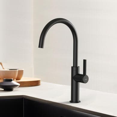 Abode Carbon Single Lever Mixer Tap - Matt Black