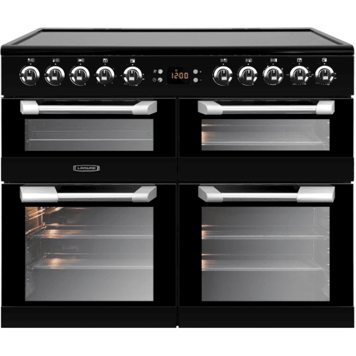 Leisure CS100C510K, 100cm, Electric Range Cooker, Black