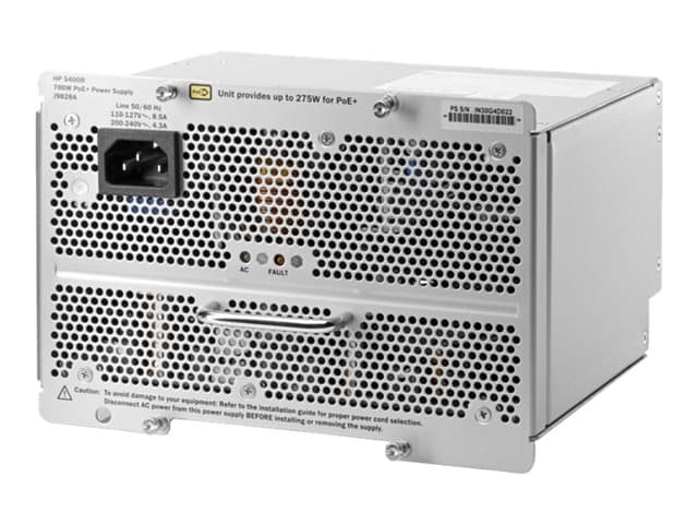 HPE - Power supply (Plug-in module) - 700 Watt - UK - for HP 5406R, 5406R zl2, 5412R, 5412R zl2