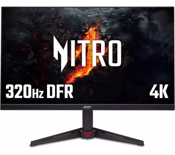 ACER Nitro VG270KV4 bmiipx 4K Ultra HD 27" IPS LCD Dual-Mode Gaming Monitor - Black
