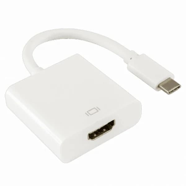 Sbox TYPE-C Male - HDMI Female - White | AD.HDMI-TYPEC/R