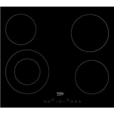 Refurbished Beko HIC64402T 58cm 4 Zone Ceramic Hob