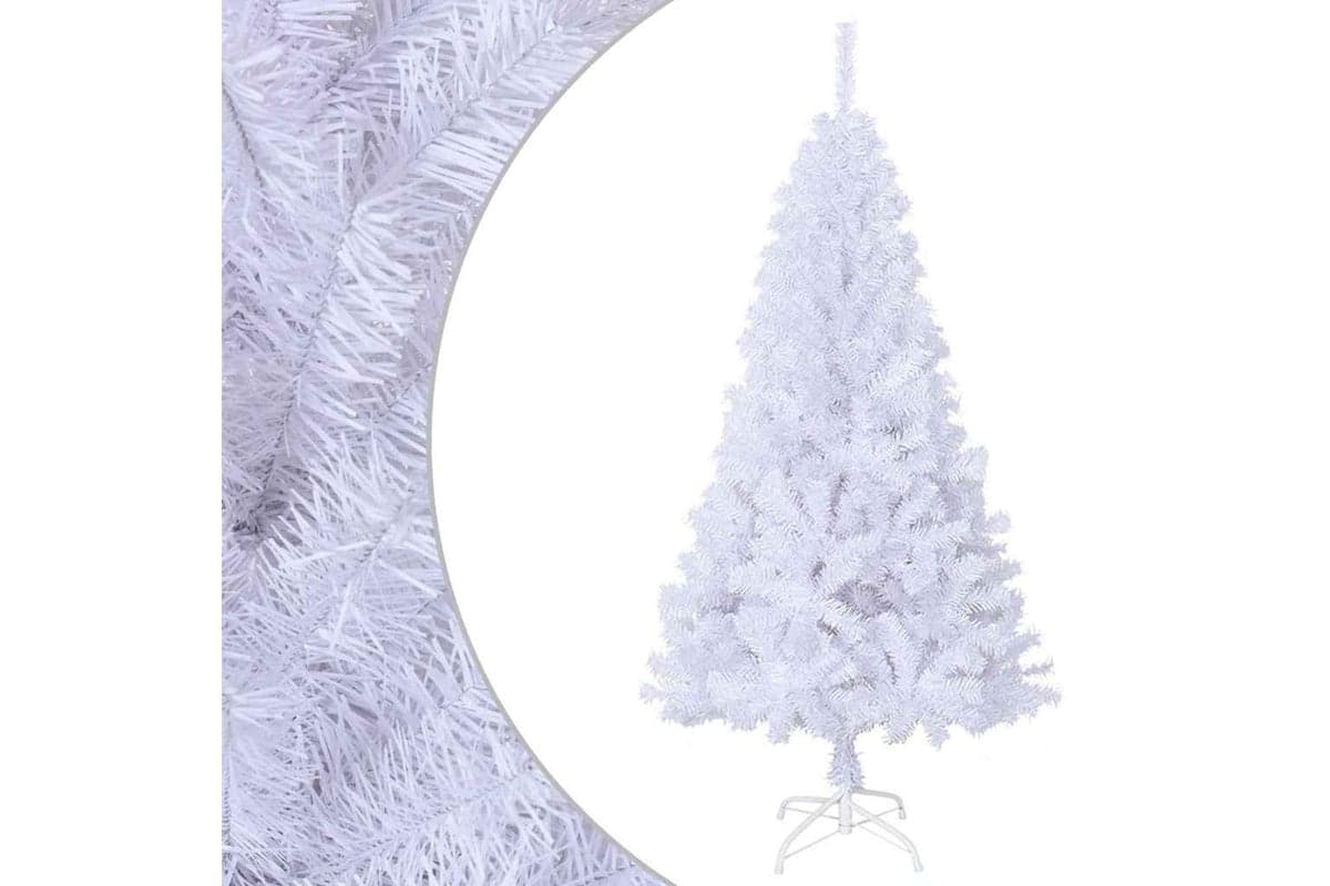 Vidaxl Artificial Christmas Tree With Thick Branches White 120 Cm Pvc