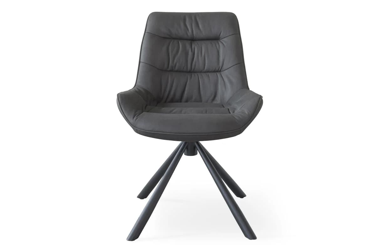 Bas Dining Chair | Swivel | Grey