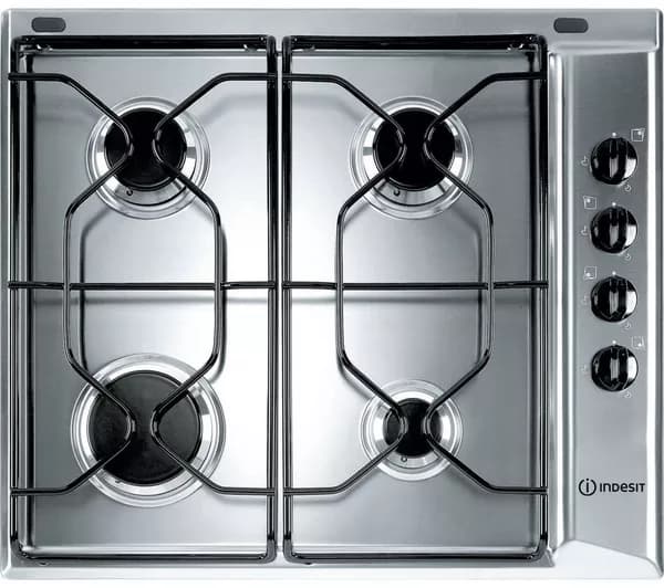 INDESIT PAA 642 IX/I WE1 58 cm Gas Hob - Stainless Steel