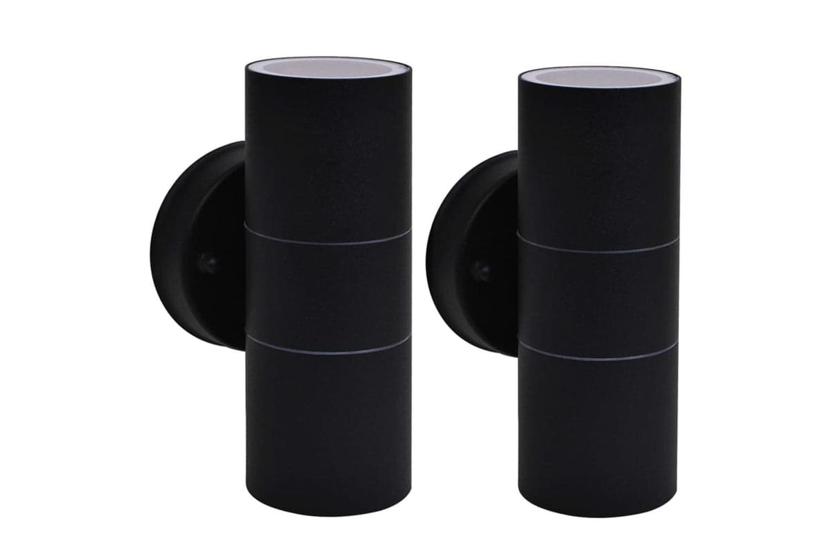 Vidaxl 42421 Outdoor Wall Lights 2 Pcs Stainless Steel Up/downwards