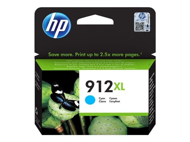 HP - 912XL - High Yield - cyan - original - ink cartridge
