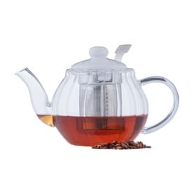 Luxe Glass Teapot White 500ml