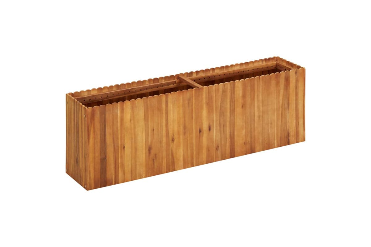 vidaXL 45925 Garden Raised Bed 150x30x50cm Solid Acacia Wood