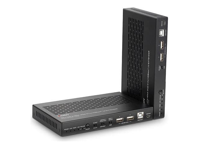 Lindy - Extender - video/audio extender - HDMI, RS-232, HDBaseT 3.0, USB 2.0