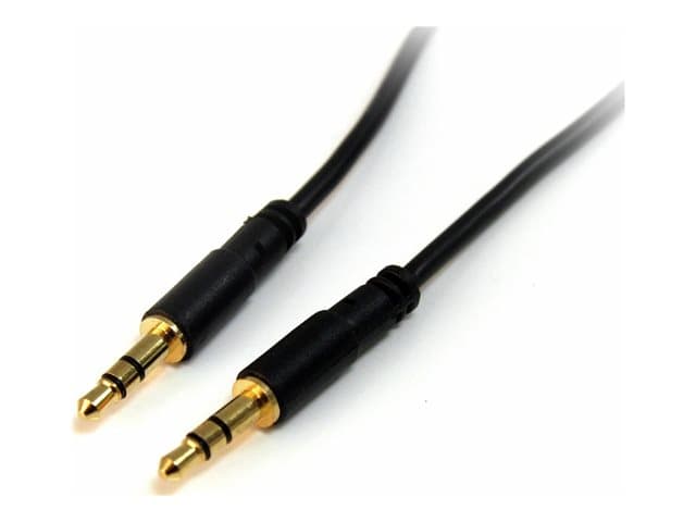 STARTECH.COM - Startech 6 ft Slim 3.5mm Stereo Audio Cable - M/M - 3.5mm Male to Male Audio Cable for your Smartphone, Tablet or MP3 Player (MU6MMS) - audio cable - 1.8 m