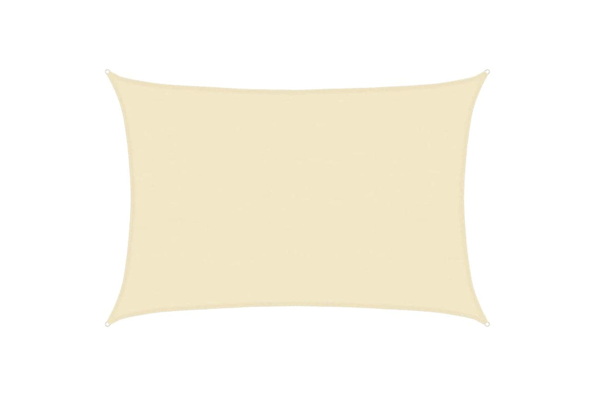 Vidaxl 311192 Sunshade Sail Cream 5x7 M Hdpe
