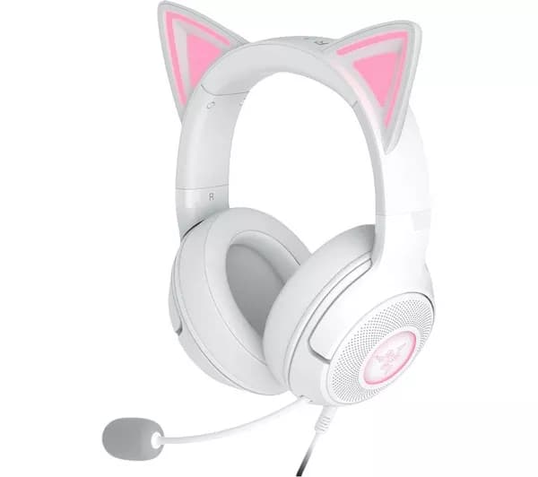 RAZER Kraken Kitty V2 Gaming Headset - White