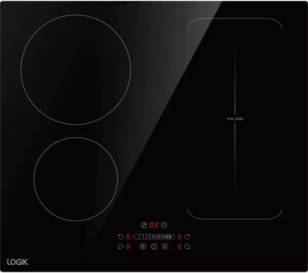 LOGIK Flexzone LIHOBBRB25 60 cm Electric Induction Hob - Black