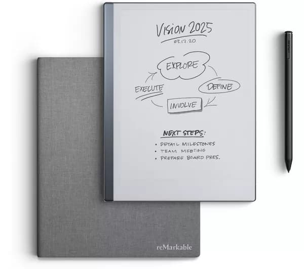 REMARKABLE 2 with Marker Plus & Grey Polymer Weave Folio Case