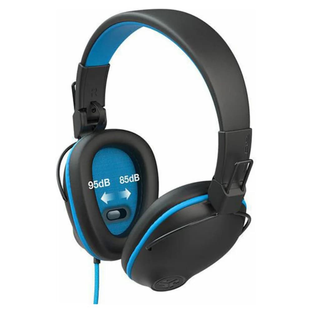 JLab JBuddies Pop Over-Ear Wired Headset - Blue | IEUHKJPOPRBLU126