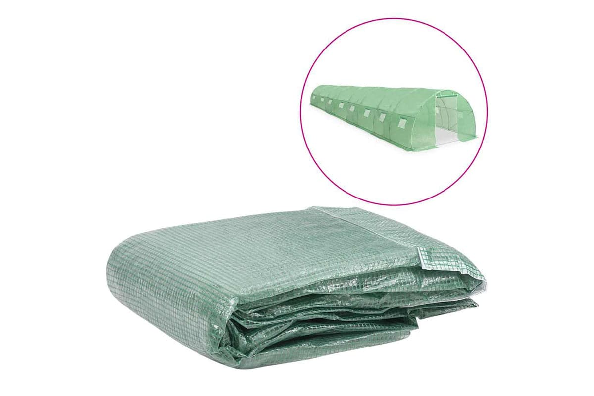 Vidaxl 316433 Greenhouse Replacement Cover 300x1200x200 Cm Green