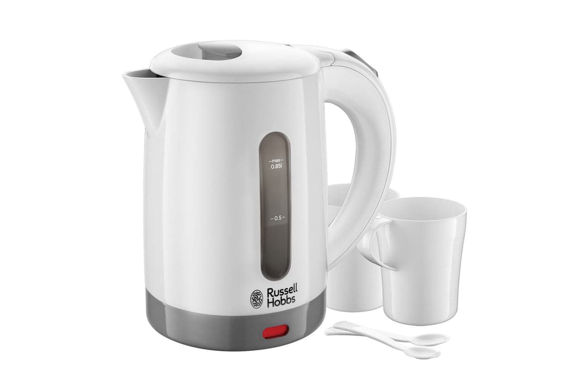 Russell Hobbs 0.85L Compact Travel Kettle | 23840 | White