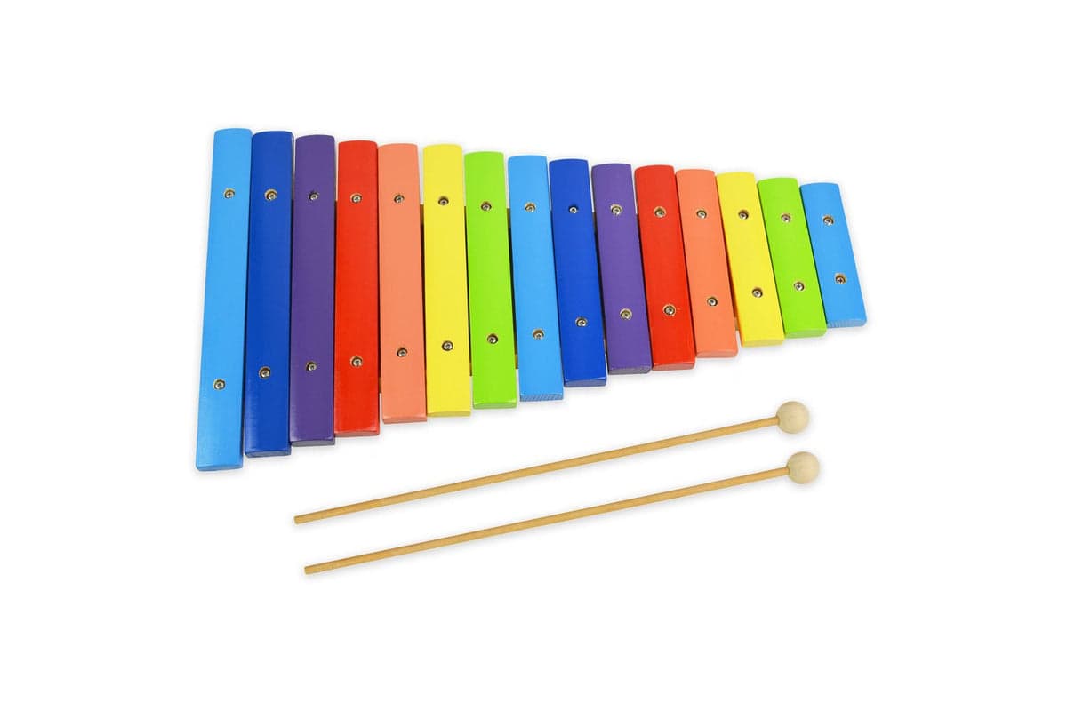 A-star 15 Note Rainbow Xylophone With Beaters