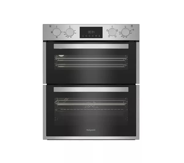 HOTPOINT DUH 10D IX Electric Built-under Double Oven - Stainless Steel