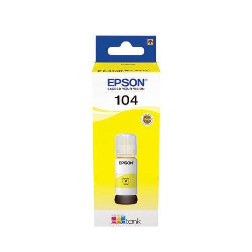 Epson 104 EcoTank Ink Bottle - Yellow | SEPS1432