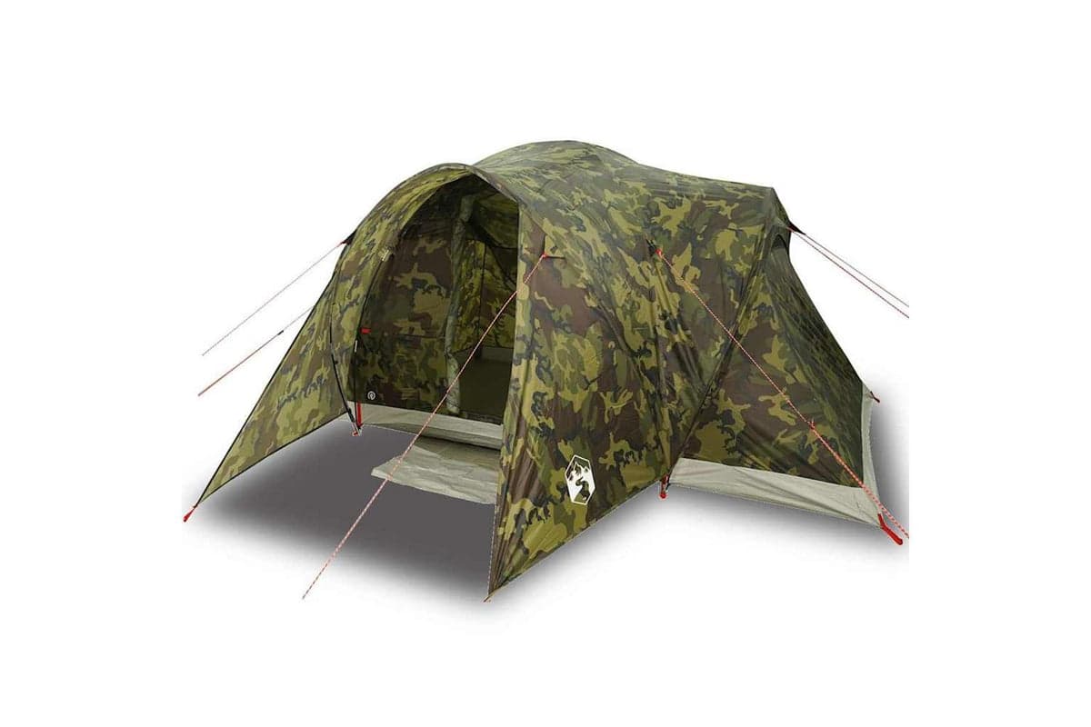 Vidaxl Family Tent Dome 6-person Camouflage Waterproof