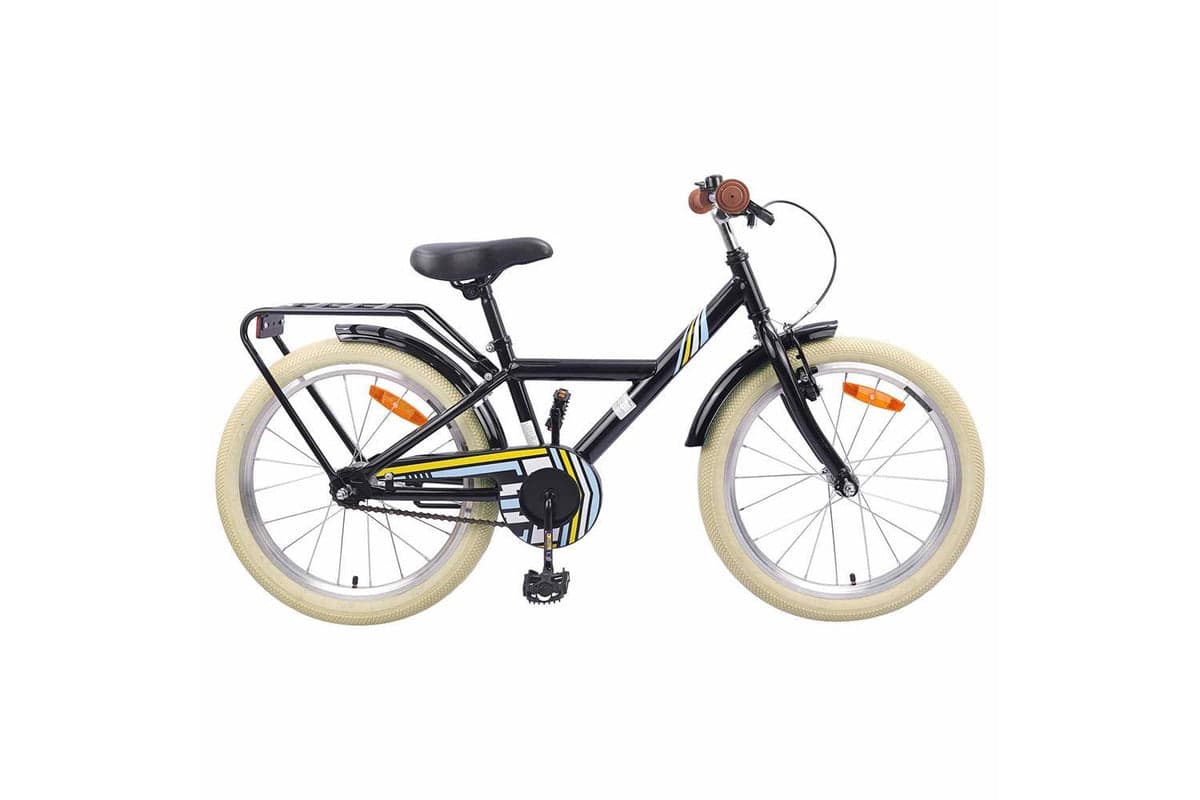 Vidaxl Kids Bike 20'' For 6-11 Years Old Black